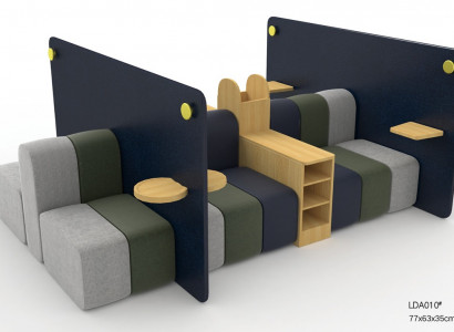 Wartezimmer Möbel Sitz Garnitur Hotel Büro Kanzlei Praxis Einrichtung Textil Neu